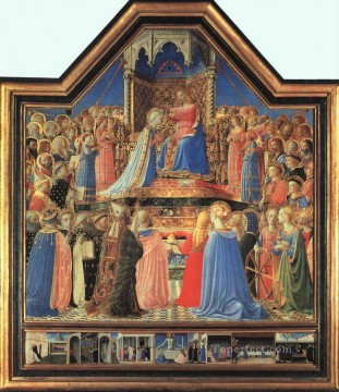 フラ・アンジェリコ Painting - 聖母戴冠式 ルネサンス フラ アンジェリコ